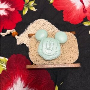 Mint Green Apple Mickey Mouse Bath Soap